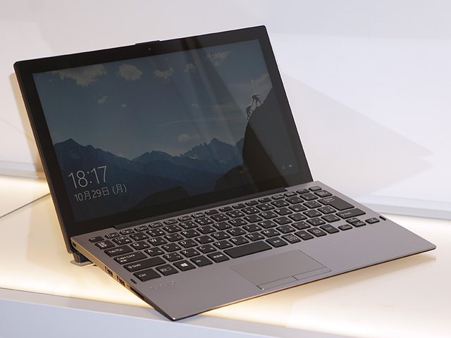 2in1 Pc Vaio A12 発表 特許技術で 100 クラムシェル 100 タブレット 実現 動画あり Phile Web