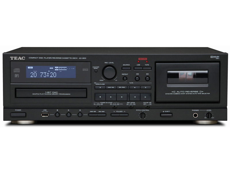 TEAC AD-500 カセットCDデッキ - ラジオ・コンポ