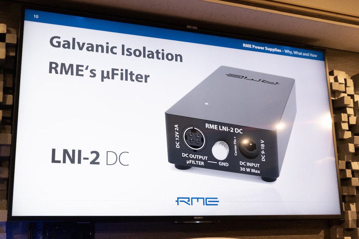 RME、ADI-2シリーズ向け電源モジュール「LNI-2 DC」を近日発売。実測