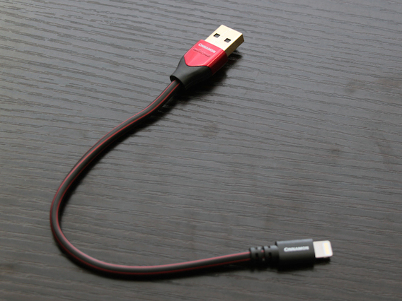 オーディオクエスト、低ディストーションのLightning-USBケーブル 