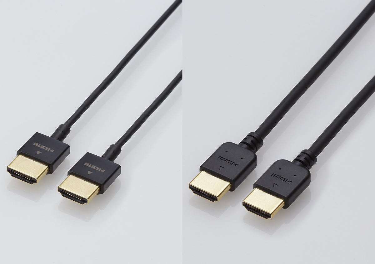 5個セット〕エレコム HDMI変換ケーブル HDMI-DVI 1.5m スリム 小型