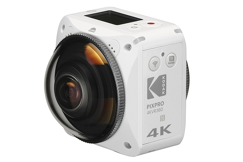 マスプロ、4Kで全天球VR映像が撮影できるアクションカメラ「KODAK