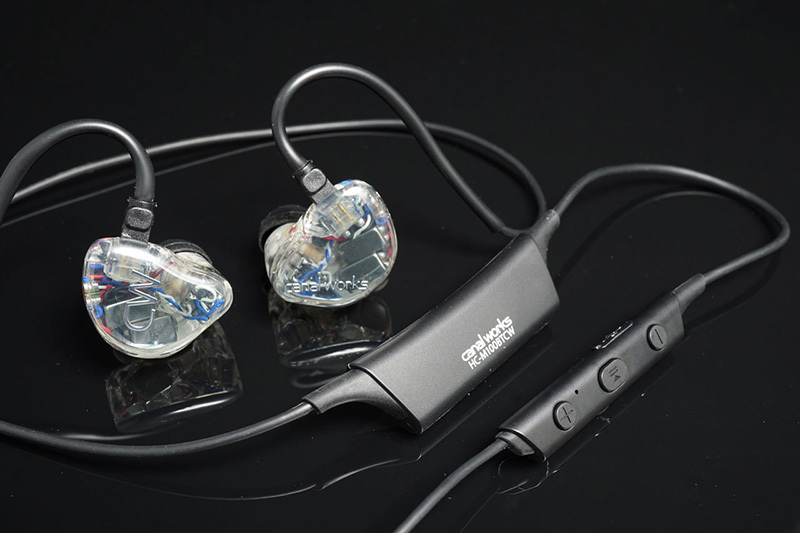 カナルワークス、旗艦ユニバーサルIEM「CW-U77」。2Pin仕様Bluetooth