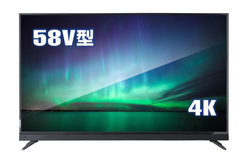 ドン・キホーテ、58型で約6万円の4K/HDR対応液晶テレビ。43型は4万円 