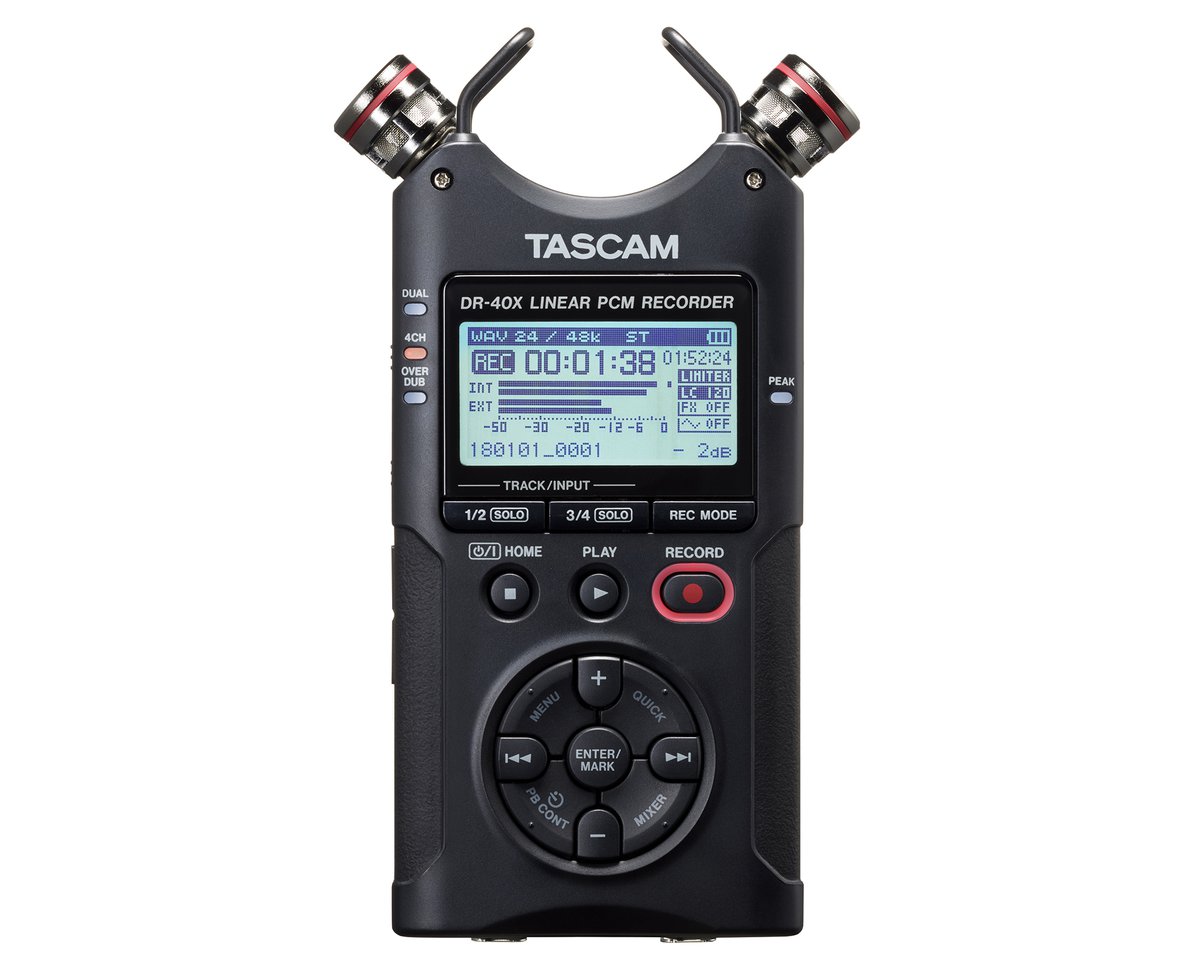 TASCAM、インターネット配信にも利用できるハイレゾ対応PCMレコーダー