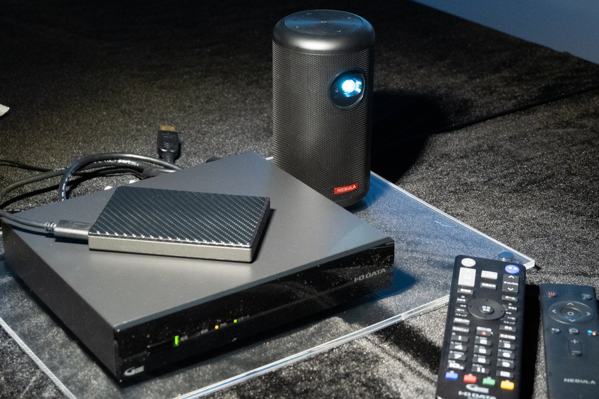 Anker「Nebula」のプロジェクターがテレビ再生に対応。アイ・オー製