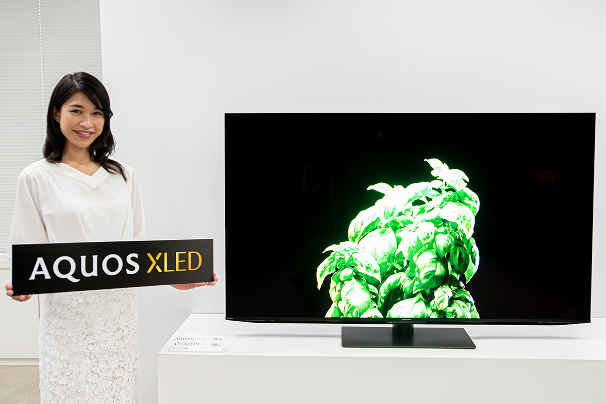 シャープ、mini LED搭載4Kテレビ「AQUOS XLED」“EP1ライン”。量子