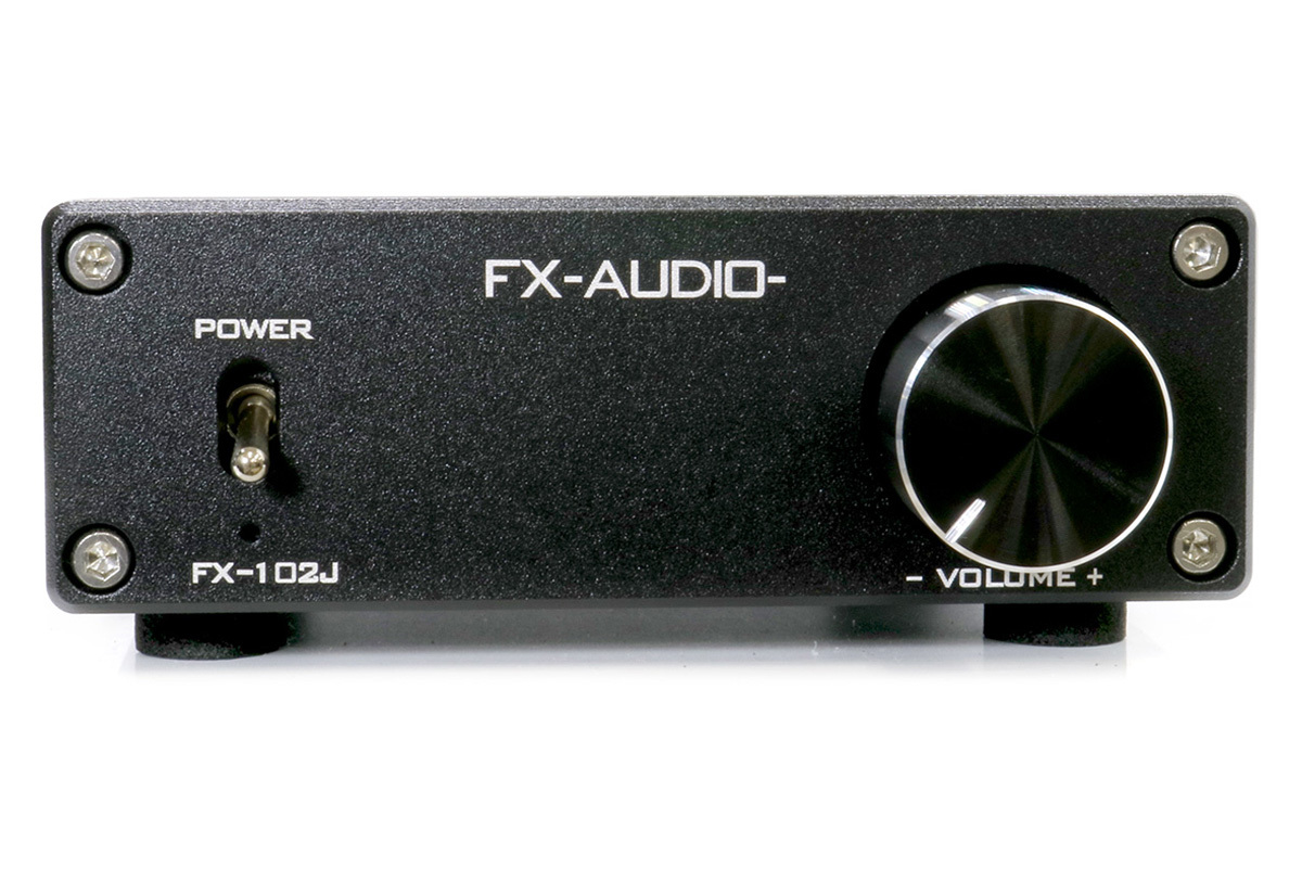 FX-AUDIO-、Tripath社製デジタルアンプIC採用のパワーアンプ「FX-102J」。税込5