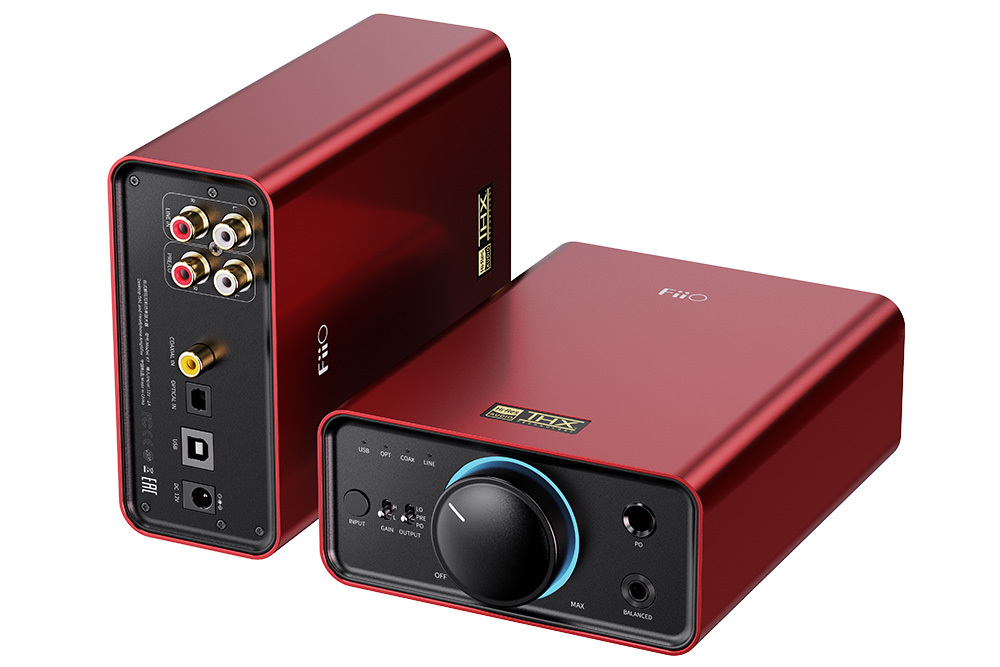 FiiO、USB-DAC内蔵据え置きヘッドホンアンプ「K7」に赤色モデル