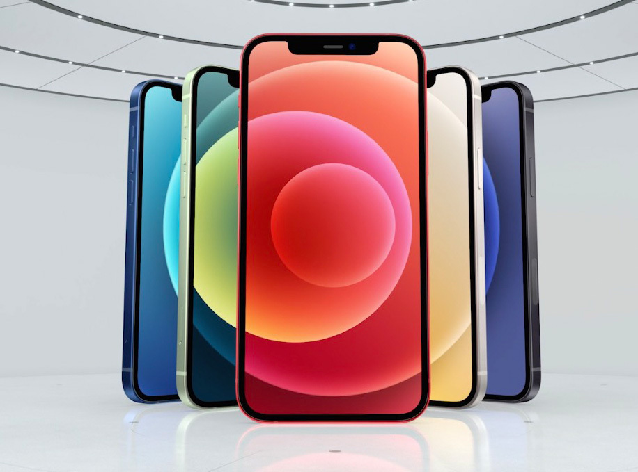 アップル、5G対応「iPhone 12」。新デザイン、5色展開、カメラや画面 