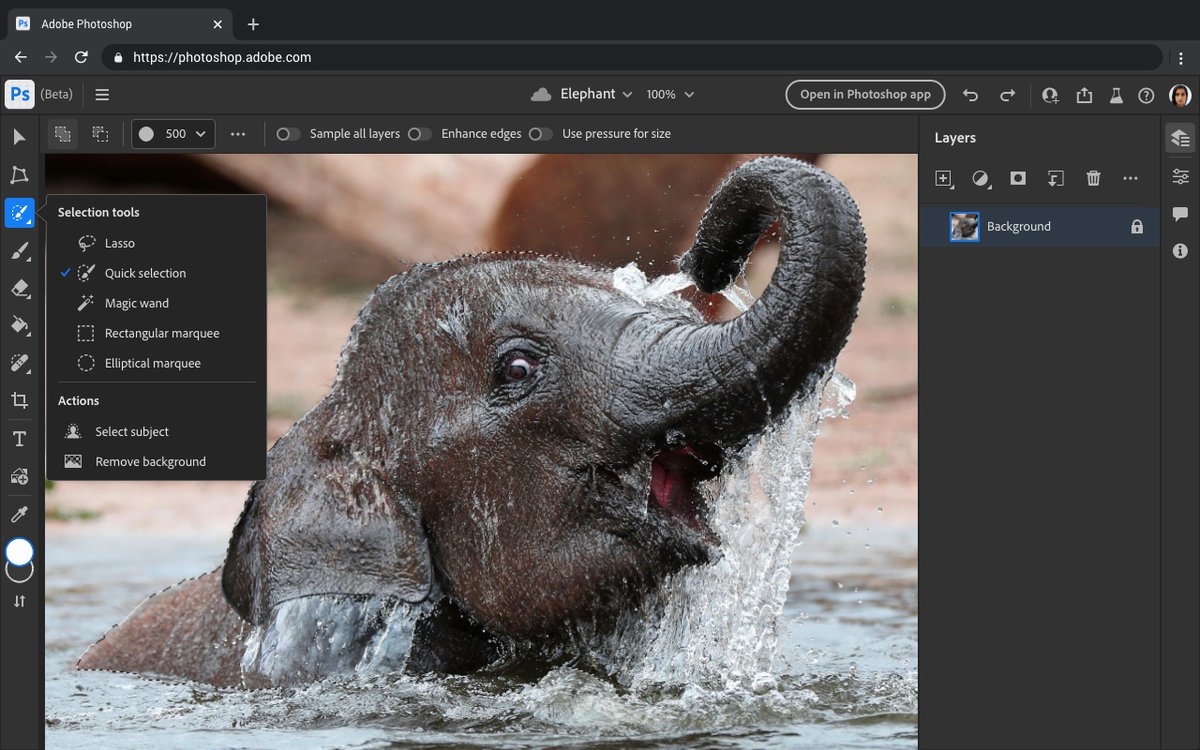 Adobe ブラウザで利用できるphotoshop Illustrator ベータ版提供開始 Phile Web