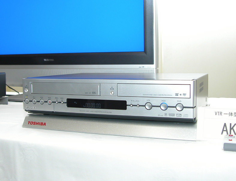 東芝 VTR VHS一体型HDD DVDレコーダー カンタロウ AK-V100 ...