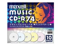 マクセル、手軽なデザイン感覚が楽しめる音楽用CD-R“デザインプリント