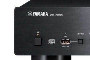 ヤマハ CDプレーヤー CD-S303(B) [ブラック] がたく