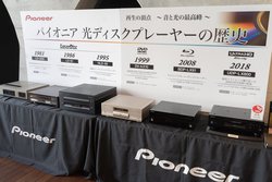 ONKYO BASEでパイオニア光ディスクプレーヤー展示企画が開催。LDからUHD BDまでの歴史が集結 - PHILE WEB