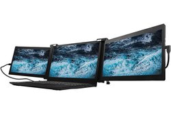 JAPANNEXT、ノートPCを最大3画面に拡張できるモバイルモニター「Tri