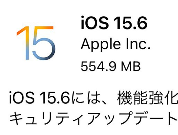 iOS 15.6/iPadOS 15.6JBiPad miniUSB-C@킪oȂoOȂǏC