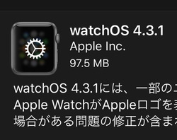 Apple WatchNȂȂoOCAwatchOS 4.3.1񋟊Jn