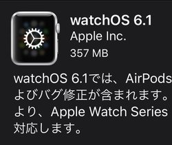 Apple WatchuwatchOS 6.1v񋟊JnASeries 1/2łp\ɁBAirPods ProΉ