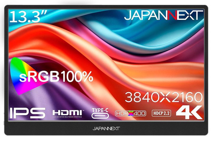 JAPANNEXTA4~؂13.3^4K IPStoCj^[uJN-MD-IPS1332UHDRv